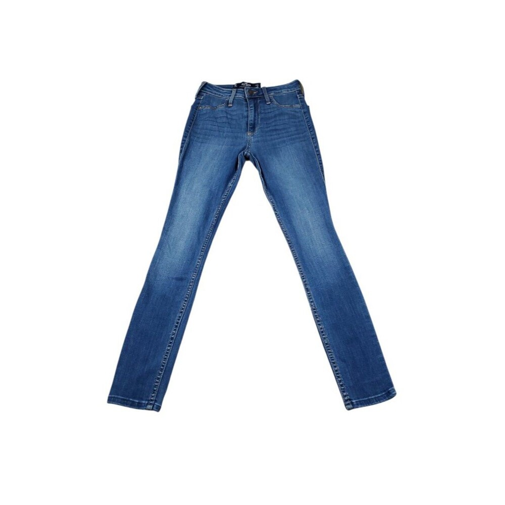 Hollister 00S Jeans Curvy High Rise Jean Legging Advanced Stretch Size 23 x 26